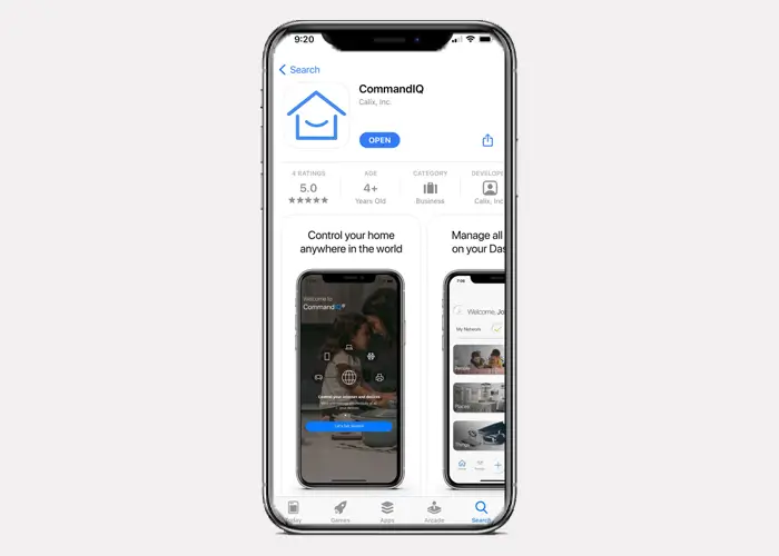 version of the CommandIQ app